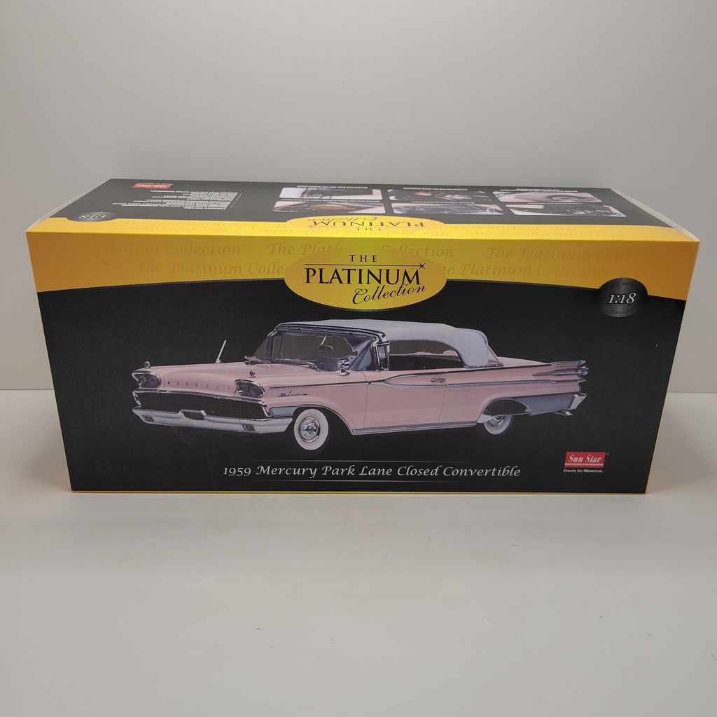 Sun Star - The Platinum Collection - 1959 Mercury Park Lane Closed Convertible 1/18