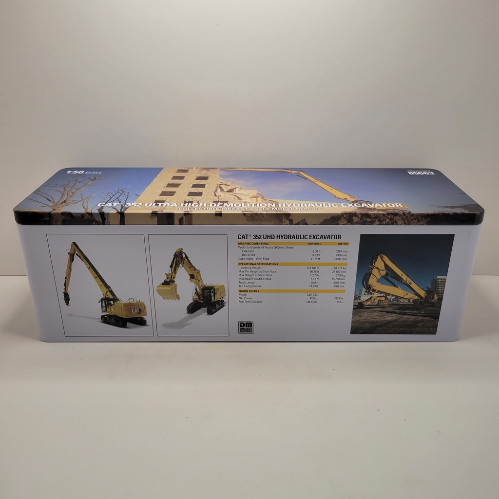 Diecast Masters - CAT - 352 Ultra High Demolition Hydraulic Excavator 1/50