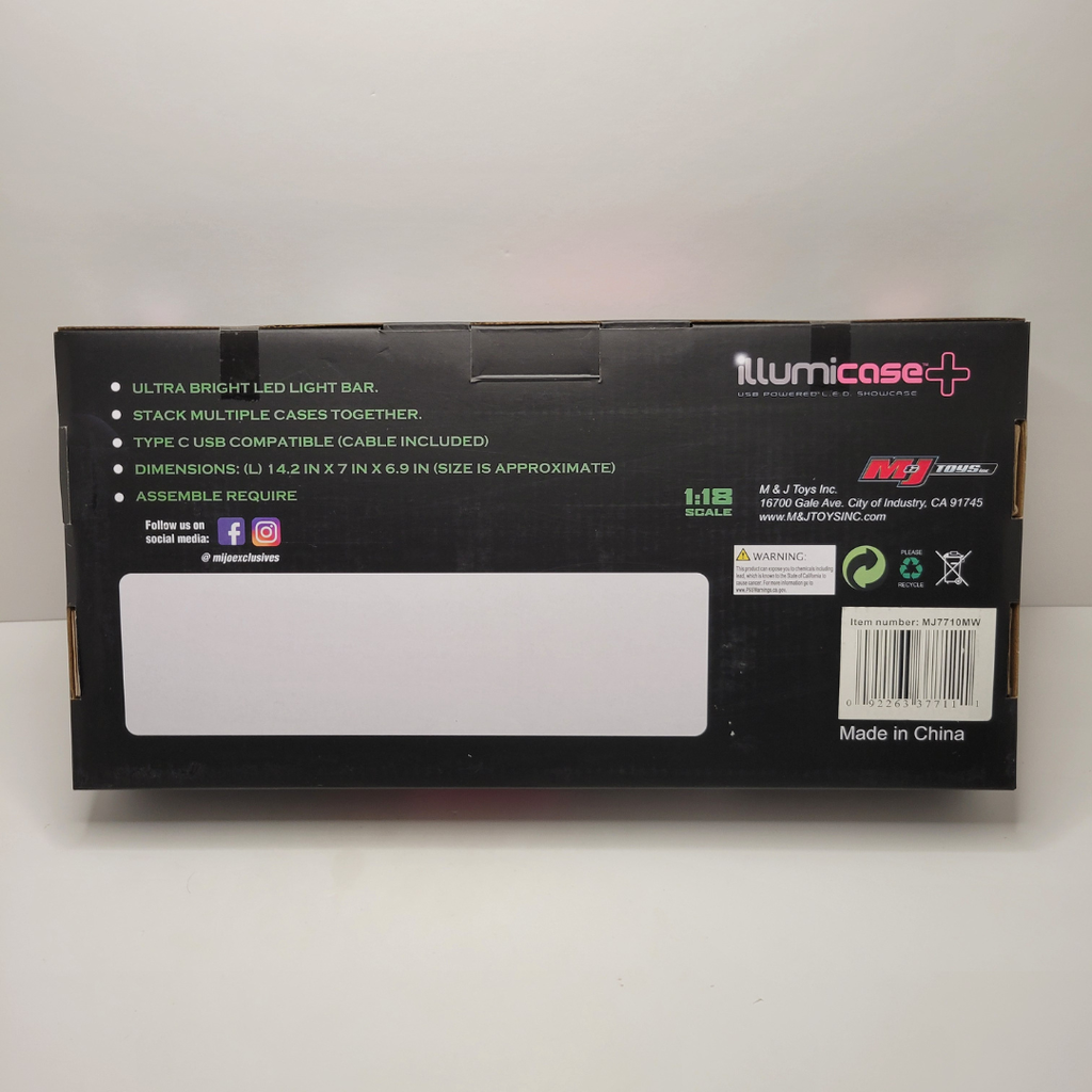 Illumi Case - Display Case Avec LED pour 1/18 (Blanc)
