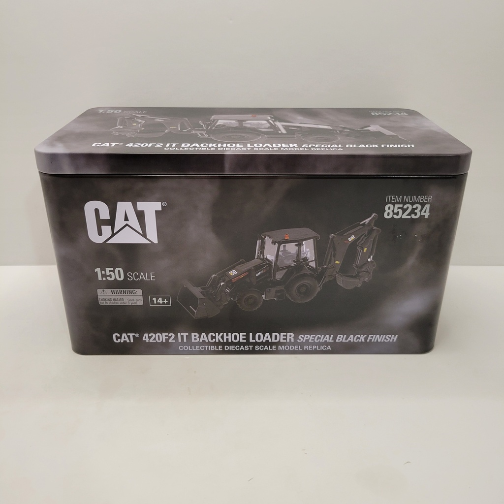 Diecast Masters - CAT - 420F2 IT Backhoe Loader Special Black Finish 1/50