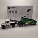 First Gear - Waste Management - Mack Granite MP with Ribbed Roll-Off Container 1/34