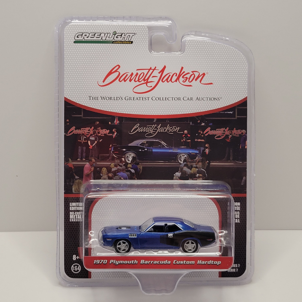 Greenlight - Barrett-Jackson Series 7 - 1970 Plymouth Barracuda Custom Hardtop 1/64