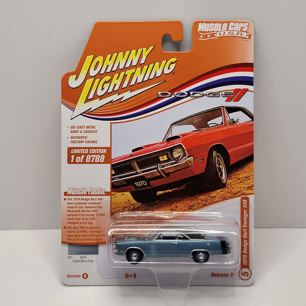 Johnny Lightning Muscle Cars - 1970 Dodge Dart Swinger 340 1/64