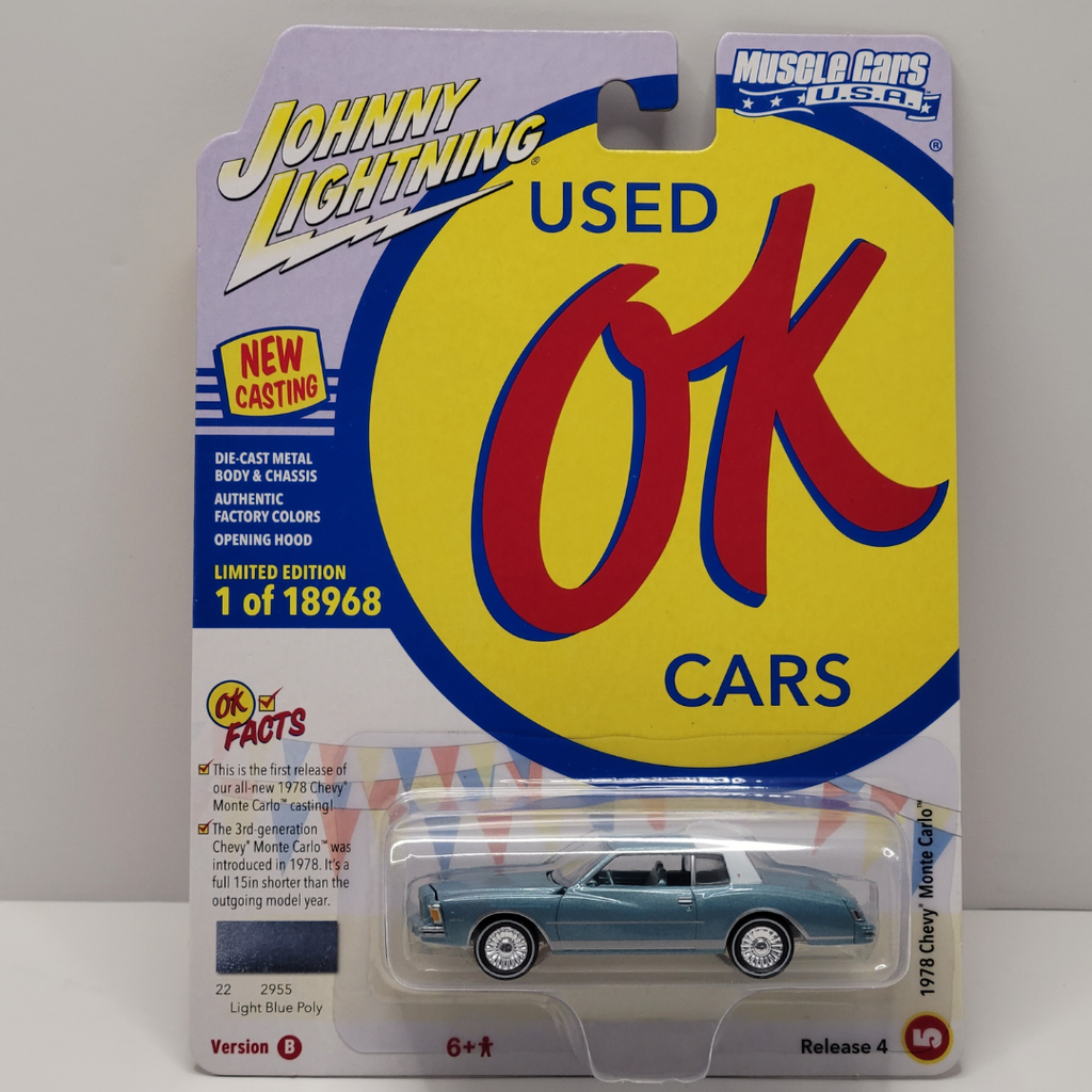 Johnny Lightning Muscle Cars - 1978 Chevy Monte Carlo 1/64