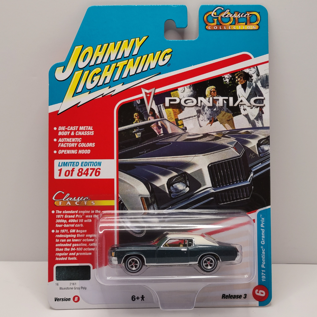Johnny Lightning Classic Gold - 1971 Pontiac Grand Prix 1/64