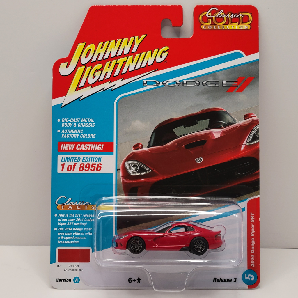 Johnny Lightning Classic Gold - 2014 Dodge Viper SRT 1/64