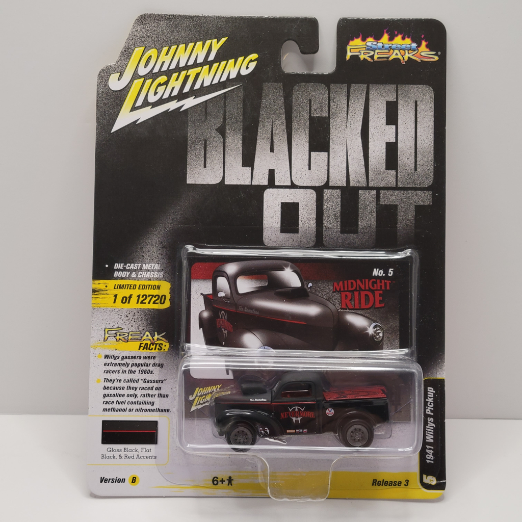 Johnny Lightning Street Freaks - 1941 Willys Pickup 1/64