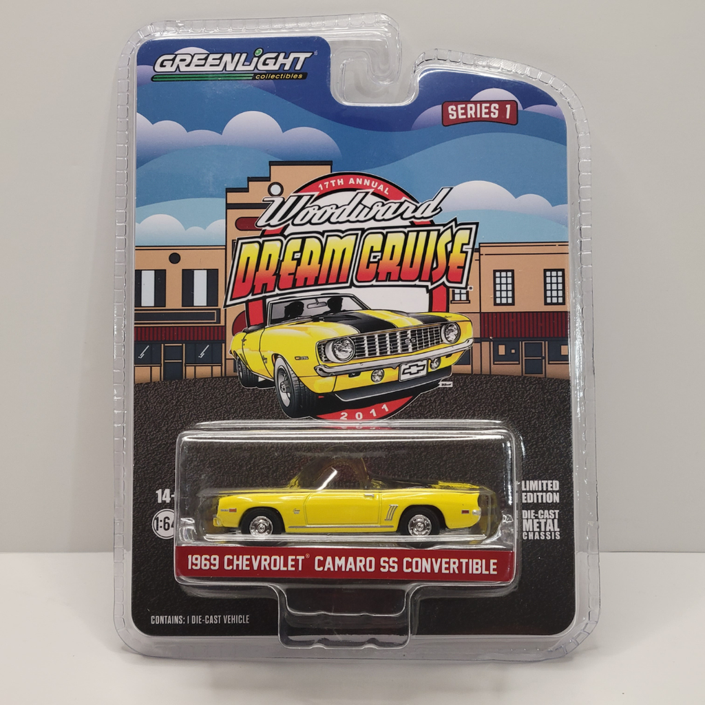 Greenlight - Woodward Dream Cruise Series 1 - 1969 Chevrolet Camaro SS Convertible 1/64