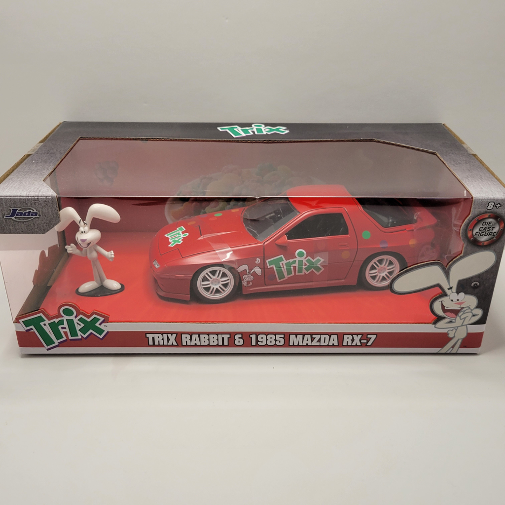 Jada Hollywood Rides - Trix Rabbit & 1985 Mazda RX-7 1/24