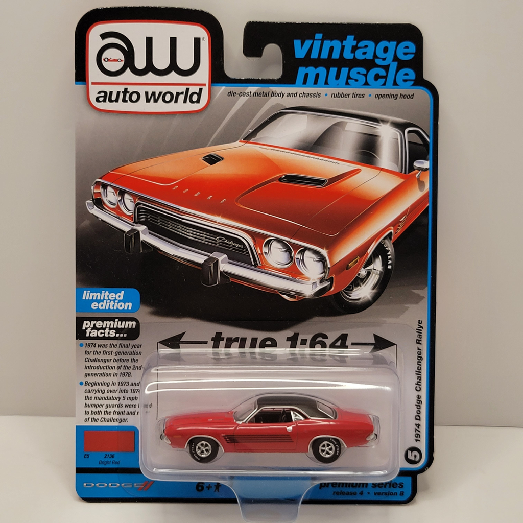Auto World - 1974 Dodge Challenger Rallye 1/64