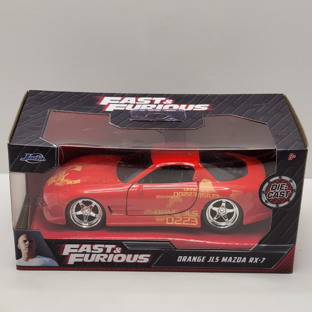 Jada Fast & Furious - Orange JLS Mazda RX-7 1/32