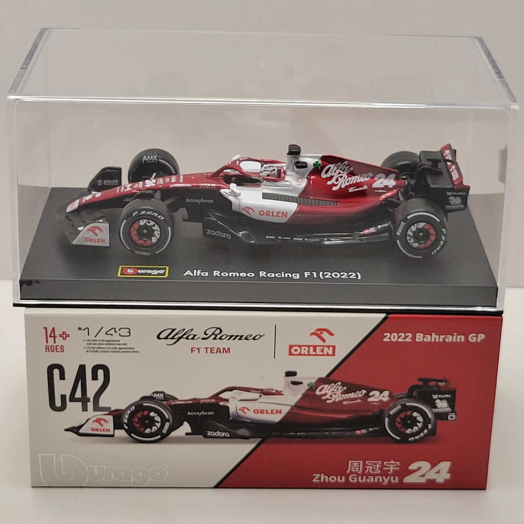 BBurago - Alfa Romeo F1 Team Orlen C42 #24 Zhou Guanyu 1/43