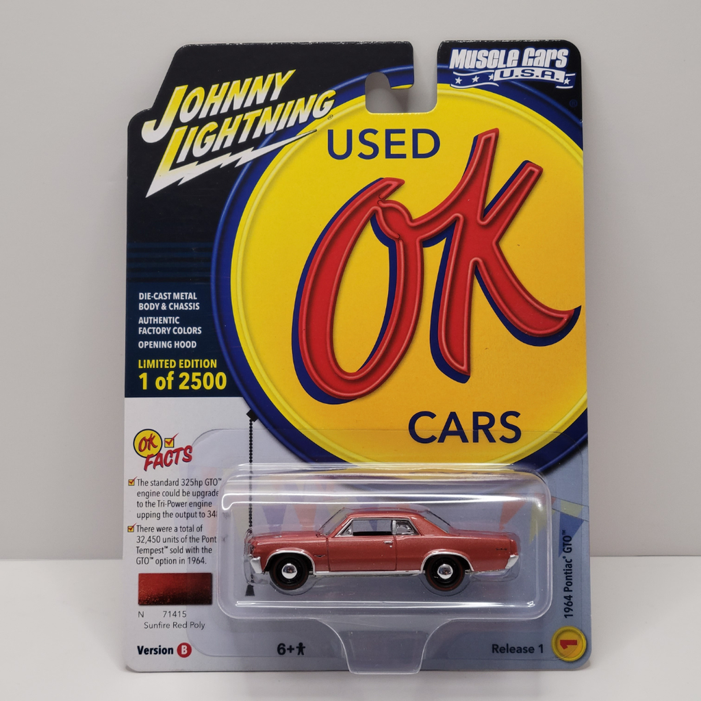 Johnny Lightning Muscle Cars - 1964 Pontiac GTO 1/64