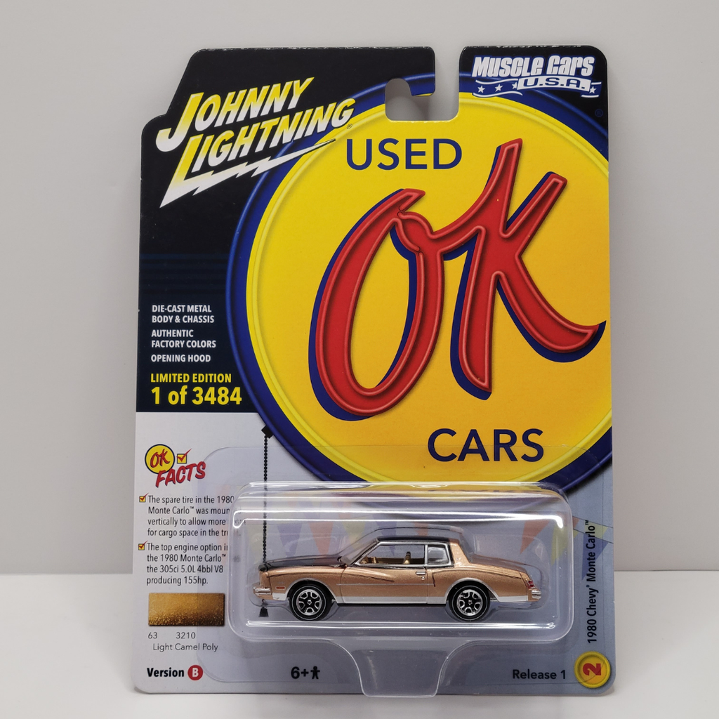 Johnny Lightning Muscle Cars - 1980 Chevy Monte Carlo 1/64