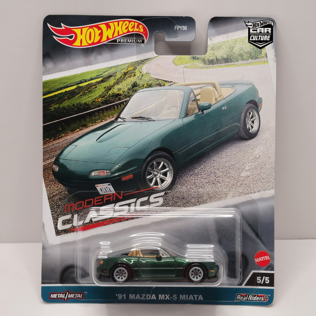 Hot Wheels Premium - Modern Classics - '91 Mazda MX-5 Miata