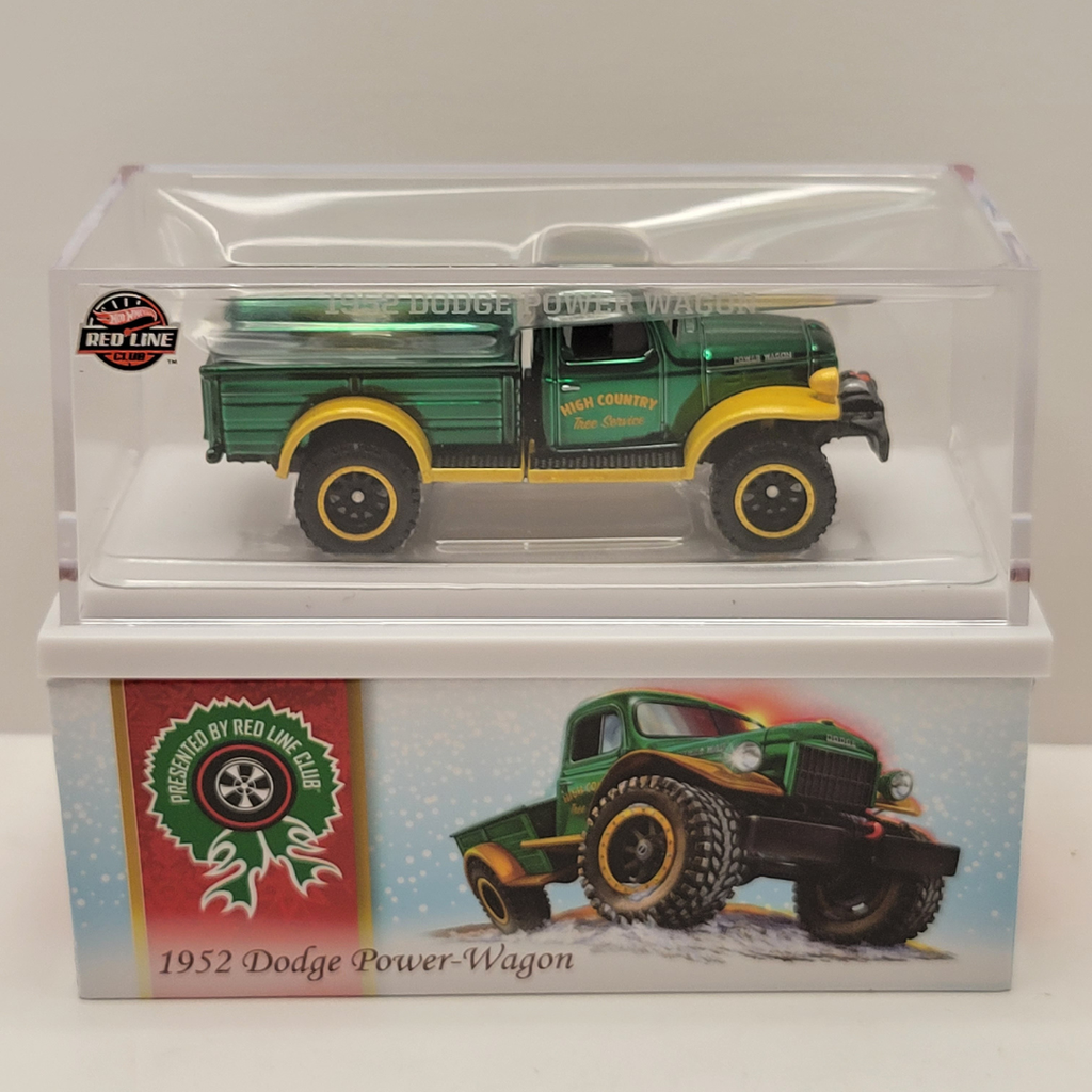 Hot Wheels Red Line Club - 2023 Holiday Car - 1952 Dodge Power Wagon /30000