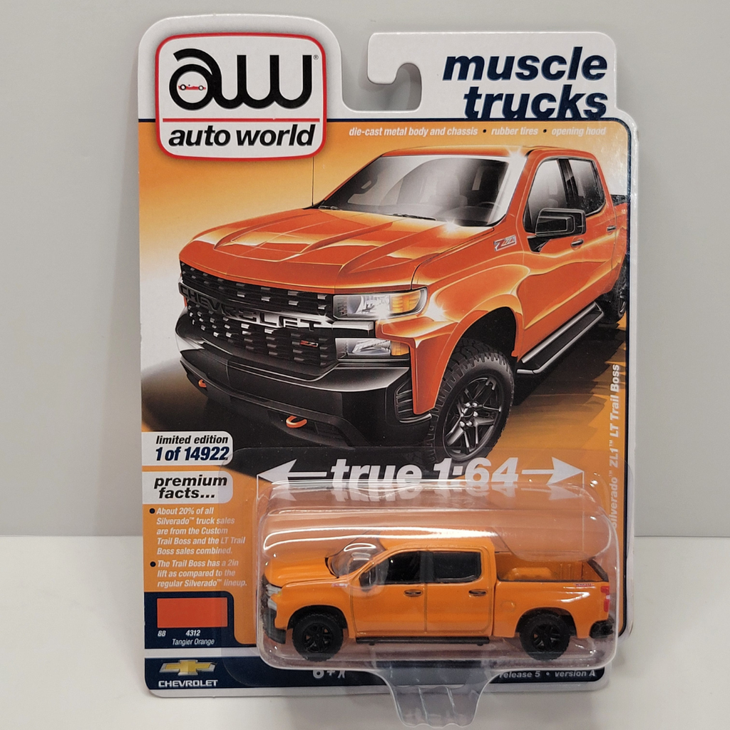 Auto World - 2020 Chevy Silverado ZL1 LT Trail Boss 1/64