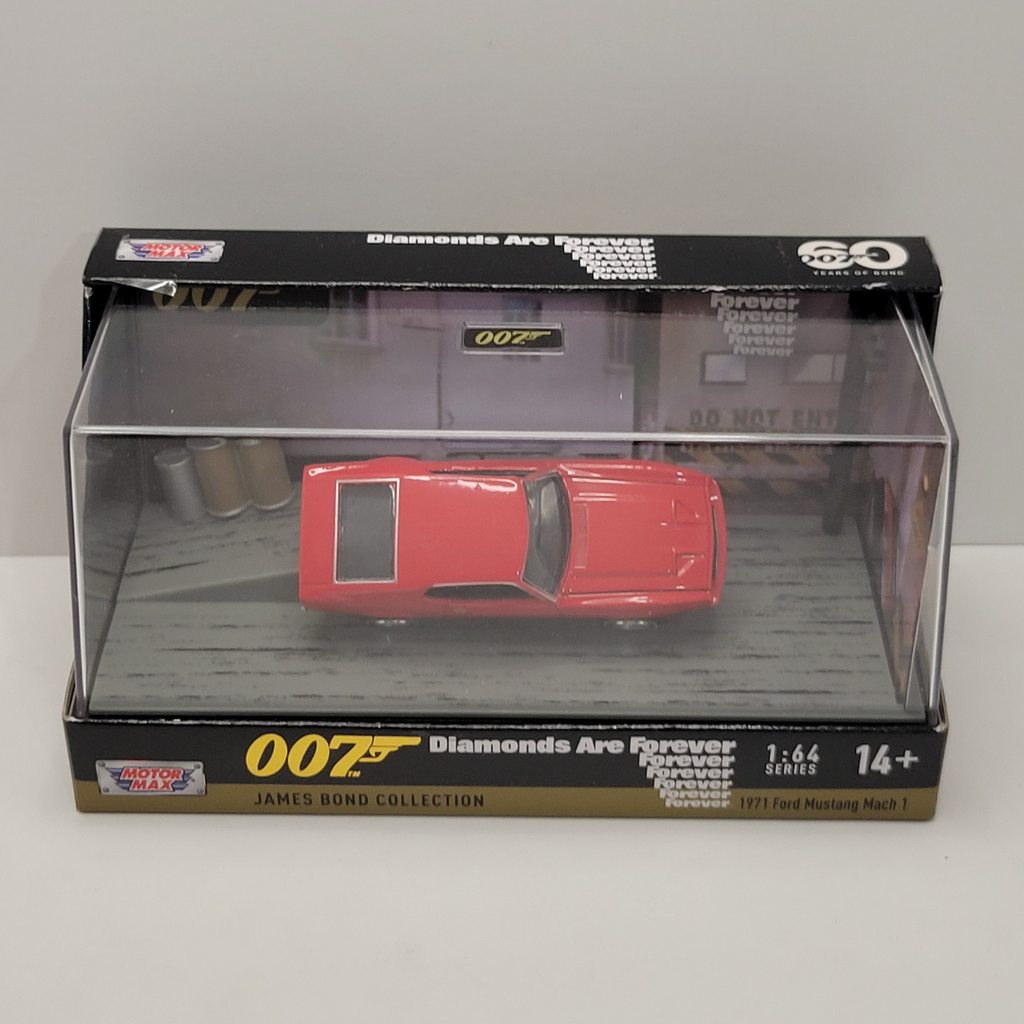 MotorMax James Bond Collection - 1971 Ford Mustang Mach 1 Diorama 1/64