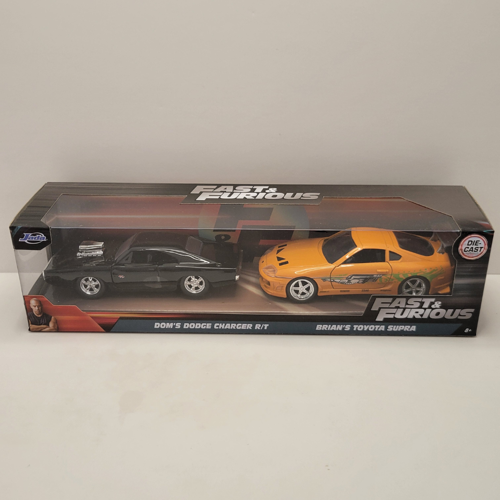 Jada Fast & Furious - Dom's Dodge Charger R/T / Brian's Toyota Supra 1/32
