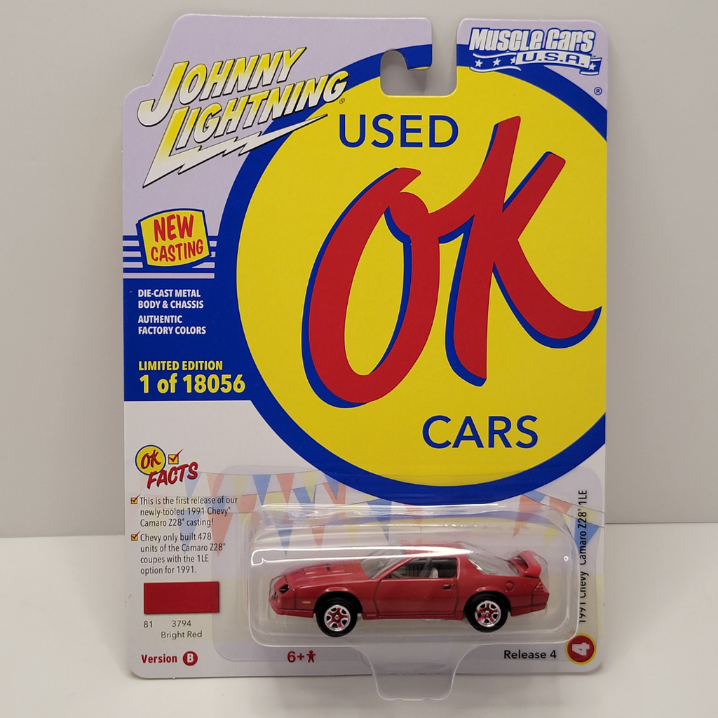 Johnny Lightning Muscle Cars - 1991 Chevy Camaro Z28 1LE 1/64