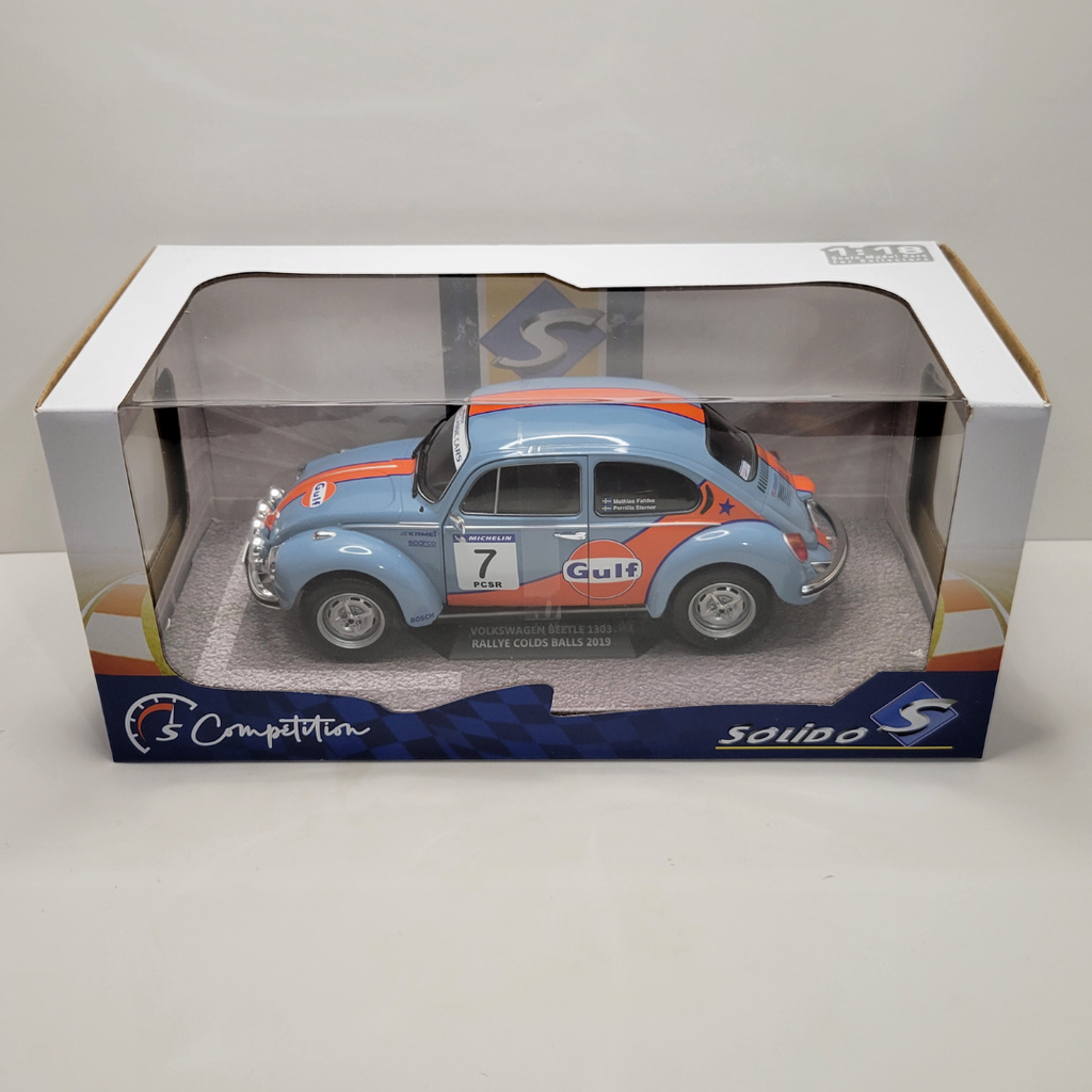 Solido - Volkswagen Beetle 1303 Rallye Colds Balls 2019 1/18