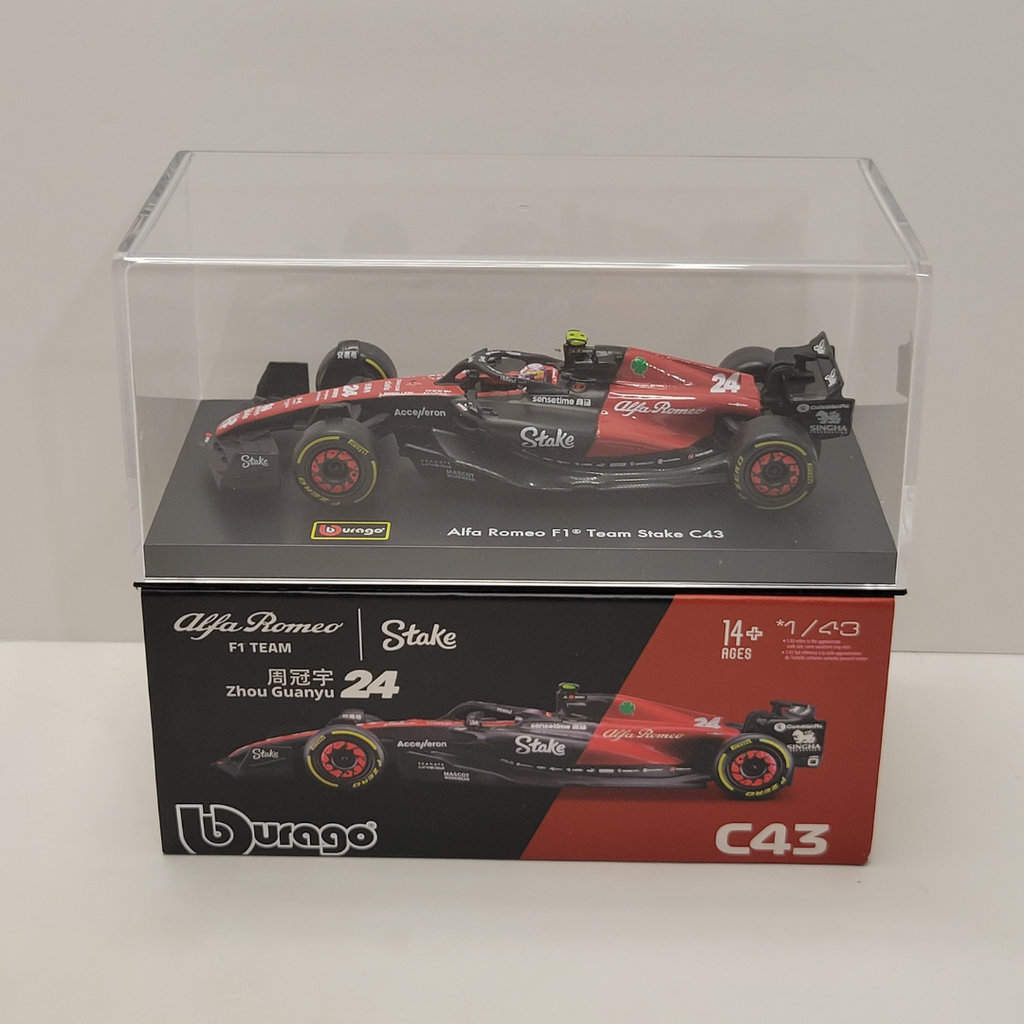 BBurago - Alfa Romeo F1 Team Stake C43 #24 Zhou Guanyu 1/43