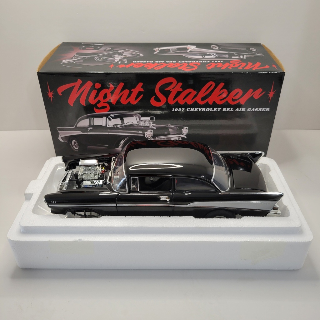 ACME - 1957 Chevrolet Bel Air Gasser Night Stalker 1/18