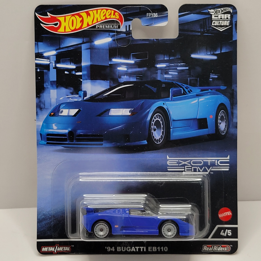 Hot Wheels Premium - Exotic Envy - 94 Bugatti EB110 4/5