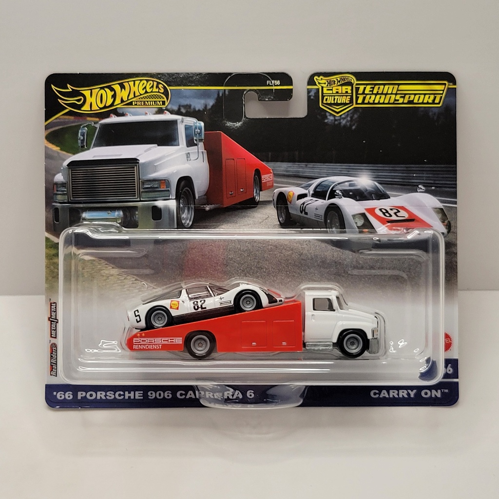 Hot Wheels Team Transport - '66 Porsche 906 Carrera / Carry On #66