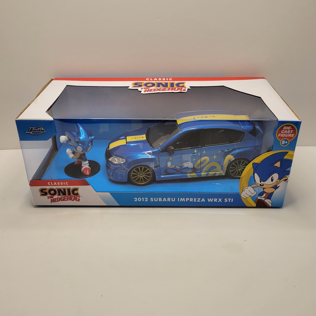 Jada Hollywood Rides - Sonic & 2012 Subaru Impreza WRX STI 1/24
