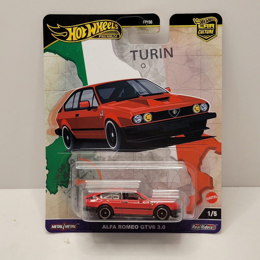 Hot Wheels Premium - World Tour - Alfa Romeo GTV6 3.0