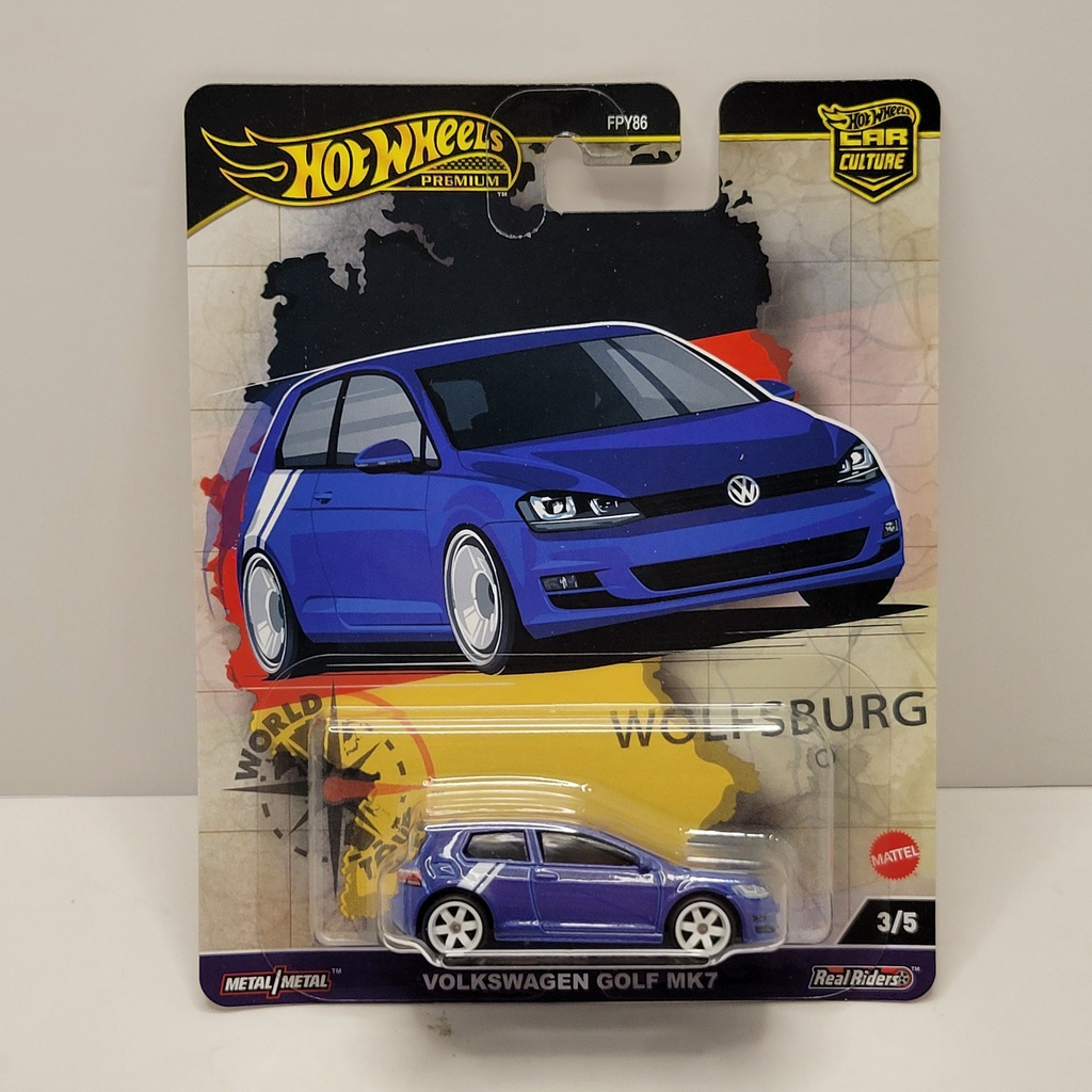 Hot Wheels Premium - World Tour - Volkswagen Golf MK7
