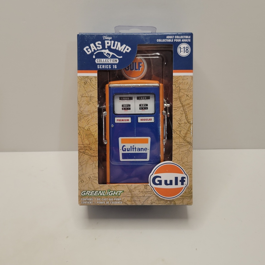 Greenlight - Vintage Gas Pump Collection Series 16 - Gulf 1/18