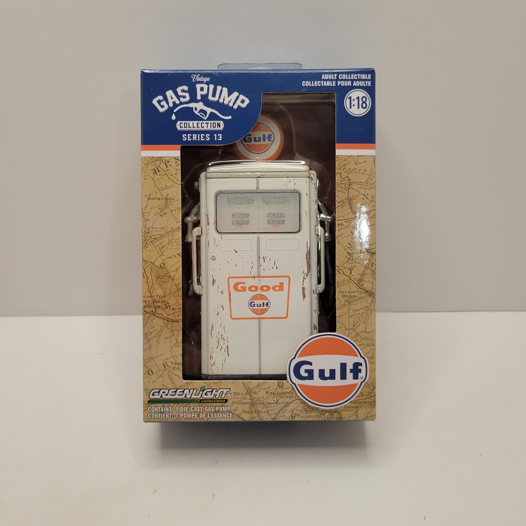 Greenlight - Vintage Gas Pump Collection Series 13 - Gulf 1/18
