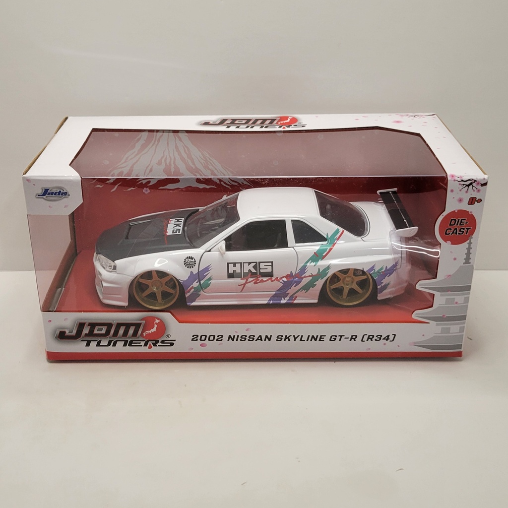 Jada - JDM Tuners - 2002 Nissan Skyline GT-R (R34) 1/24