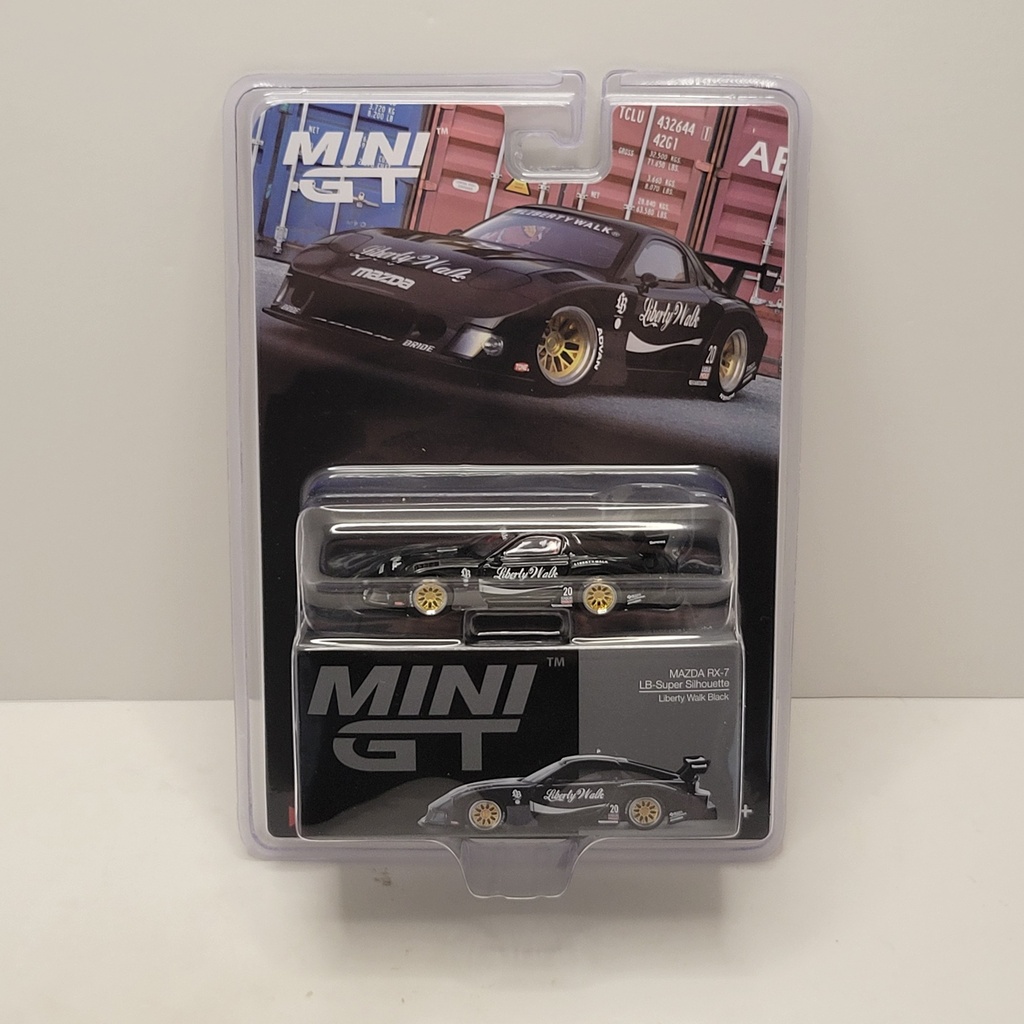 Mini GT #785 - Mazda RX-7 LB-Super Silhouette Liberty Walk Black 1/64