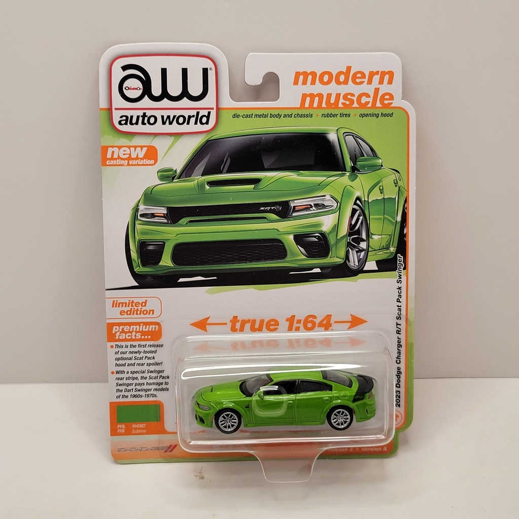 Auto World - 2023 Dodge Charger R/T Scat Pack Swinger 1/64
