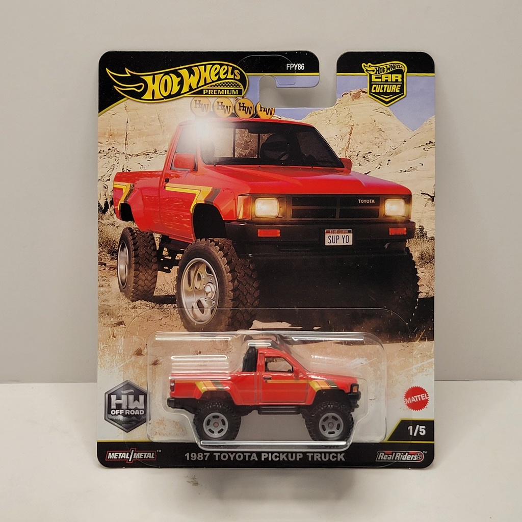 Hot Wheels Premium - Off Road - 1987 Toyota Pickup Truck