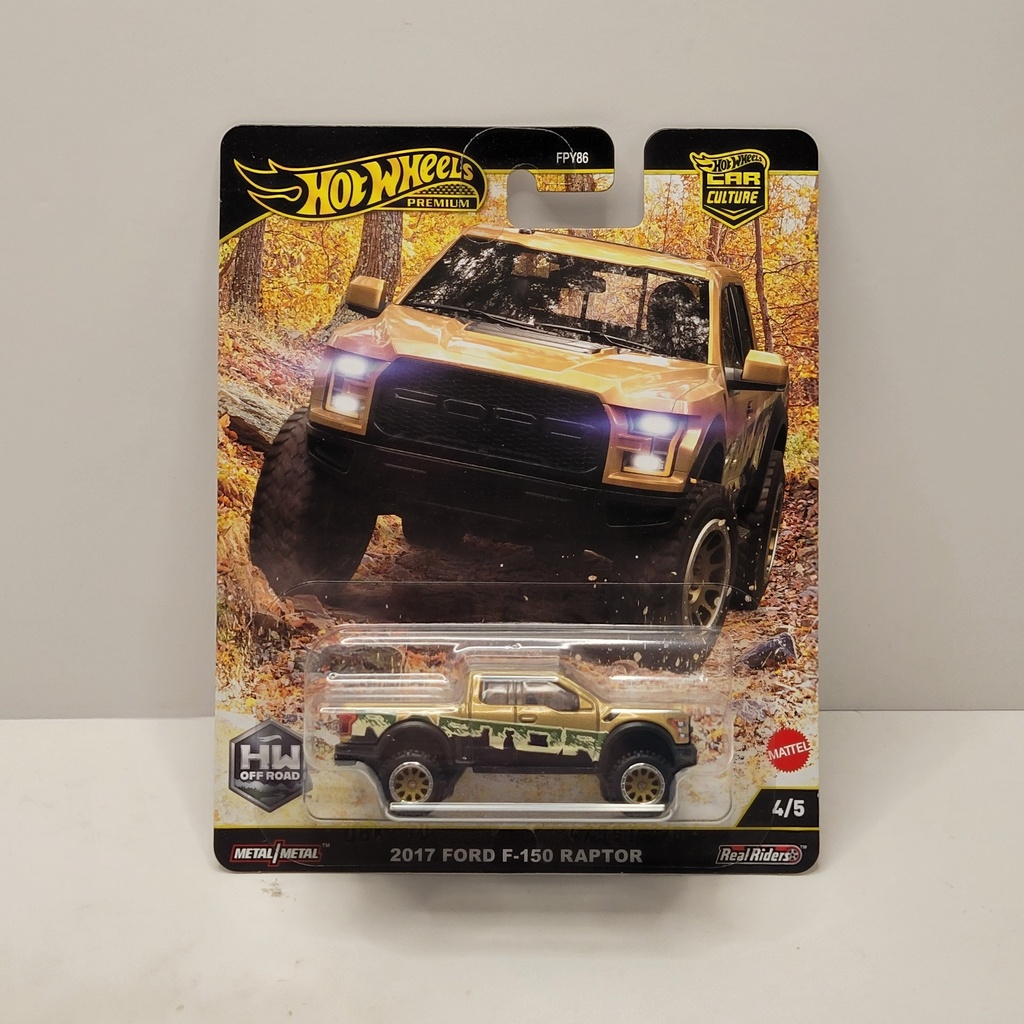 Hot Wheels Premium - Off Road - 2017 Ford F-150 Raptor