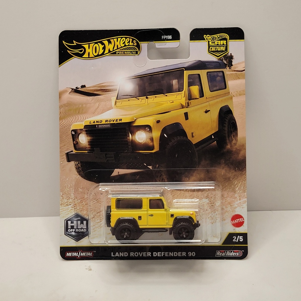 Hot Wheels Premium - Off Road - Land Rover Defender 90