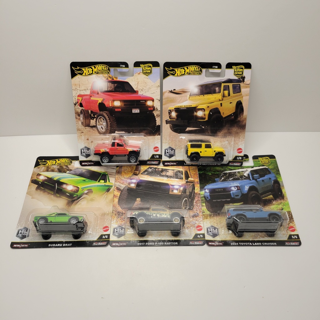 Hot Wheels Premium - Off Road - Set Complet
