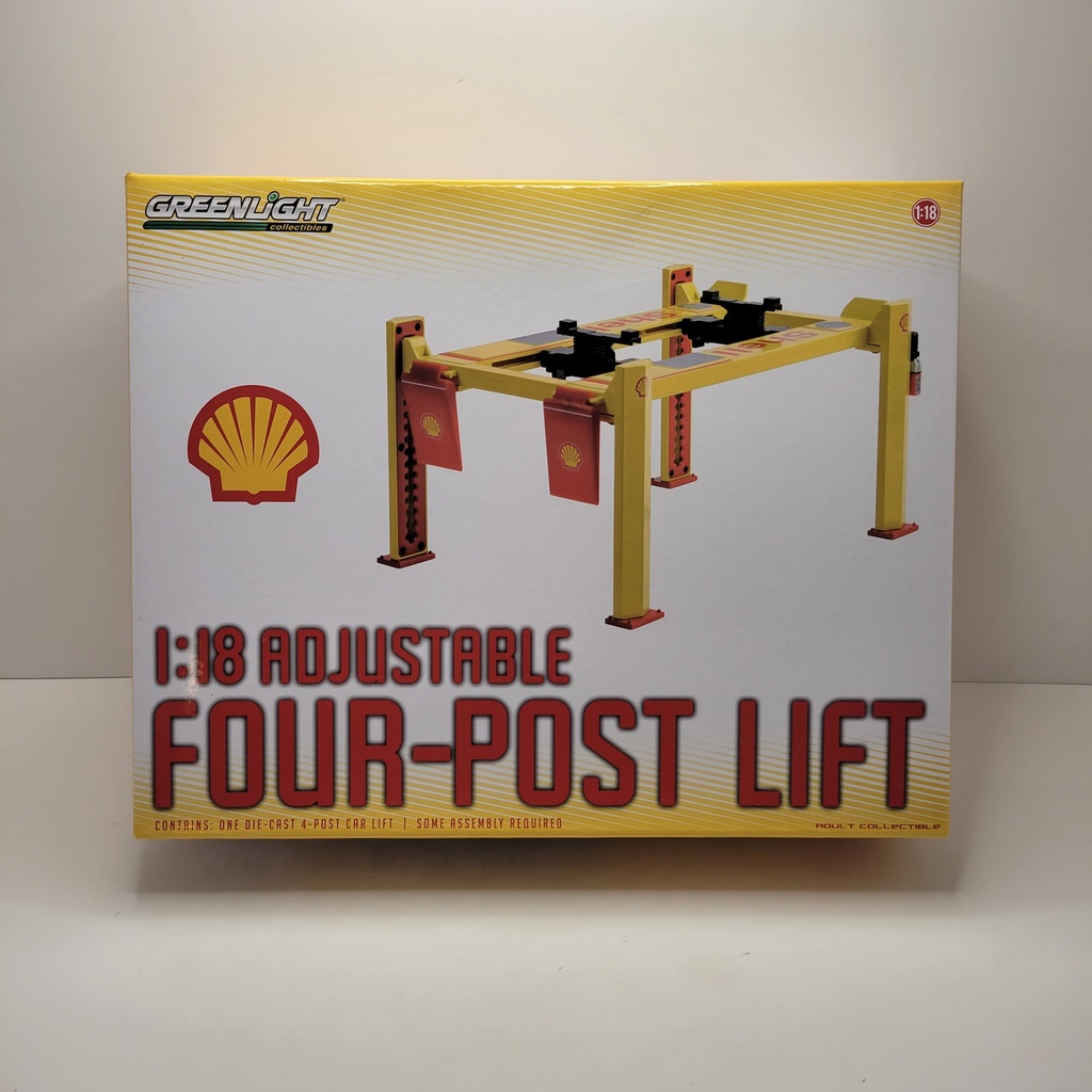 Greenlight - Shell 1/18 Adjustable Four-Post Lift