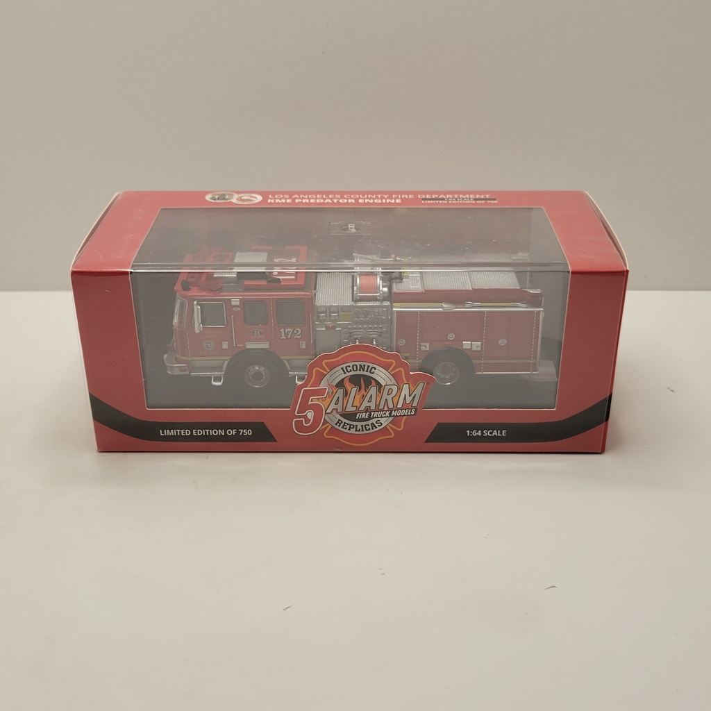 Iconic Replicas - Los Angeles County Fire Department KME Predator Engine 1/64