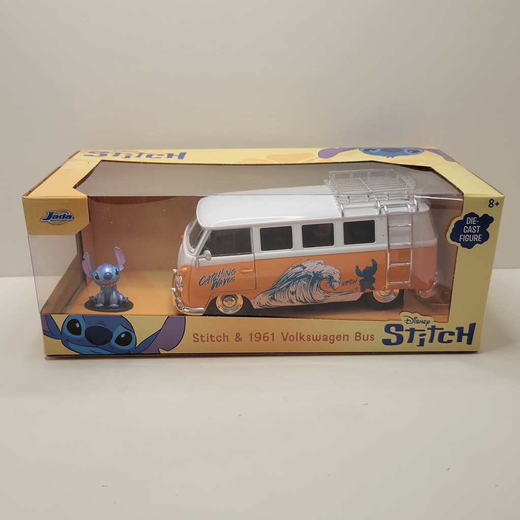 Jada Hollywood Rides - Stitch & 1961 Volkswagen Bus 1/24