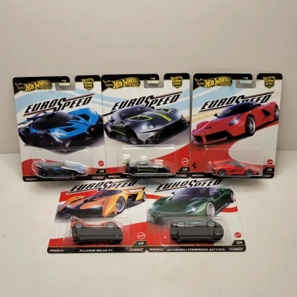 Hot Wheels Premium - Euro Speed Set Complet