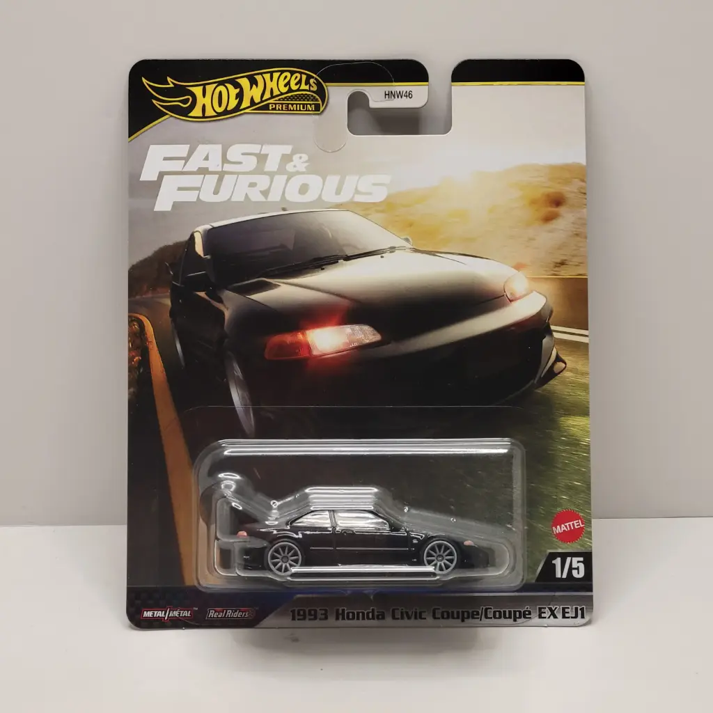 Hot Wheels Premium - Fast & Furious - 1993 Honda Civic Coupe EXEJ1