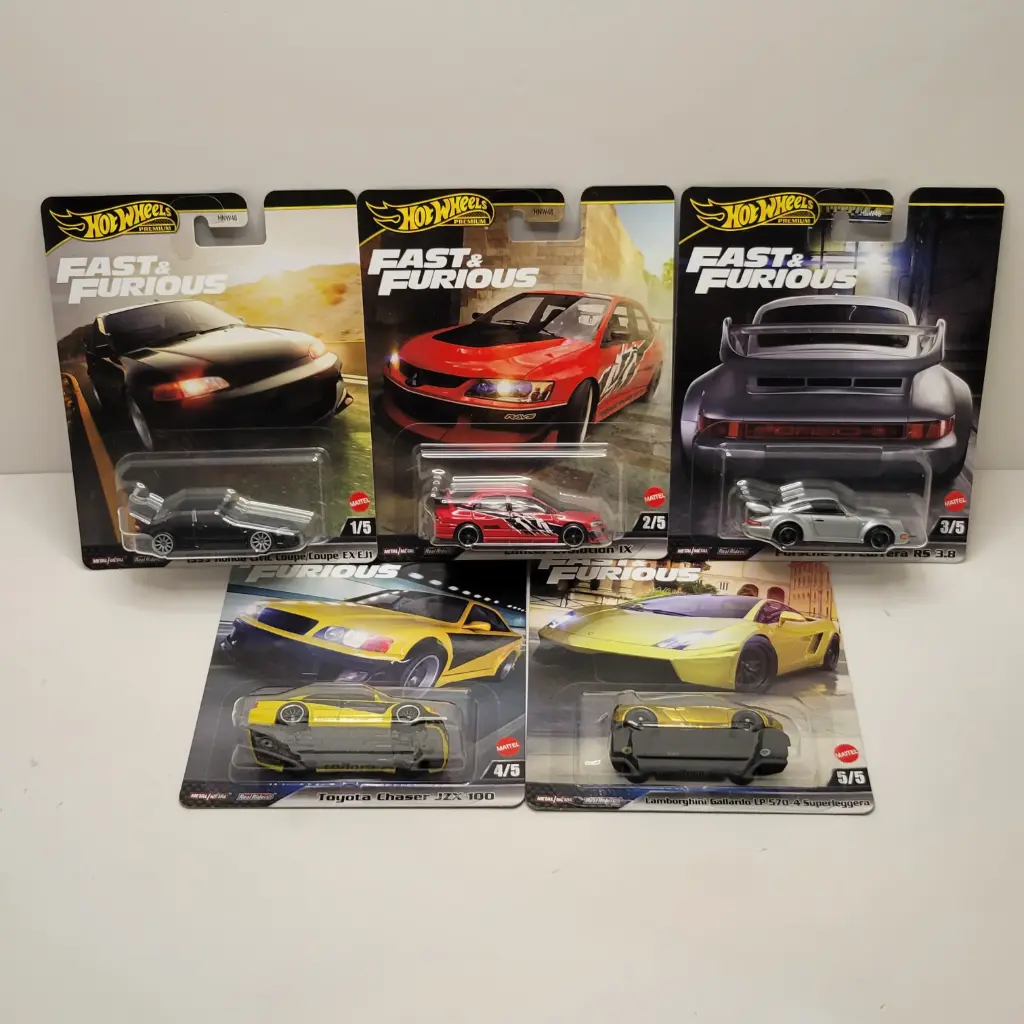 Hot Wheels Premium - Fast & Furious - Set Complet