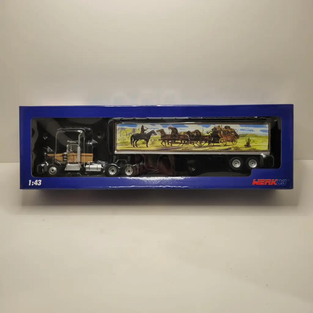 Werk83 - "Smokey and the Bandit" 1977 Kenworth W925 Semi Trailer Truck 1/43