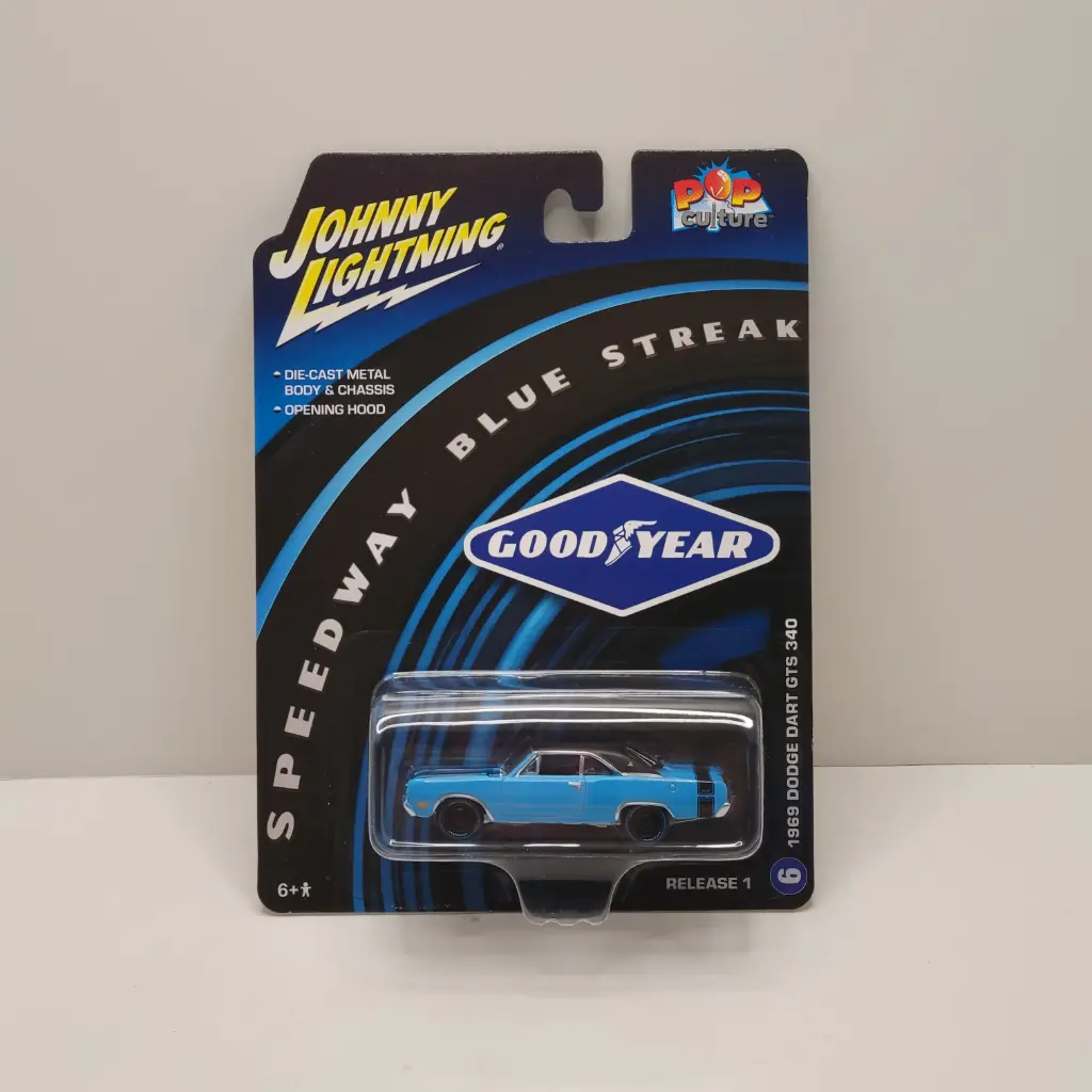 Johnny Lightning Pop Culture - 1969 Dodge Dart GTS 340 1/64