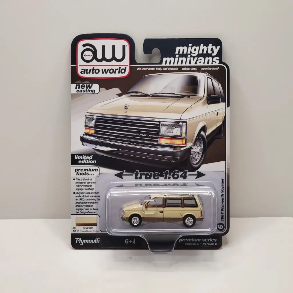 Auto World - 1987 Plymouth Voyager 1/64